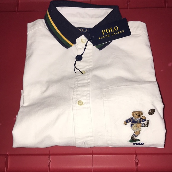 POLO RALPH LAUREN POLO BEAR BUTTON DOWN - Picture 6 of 6
